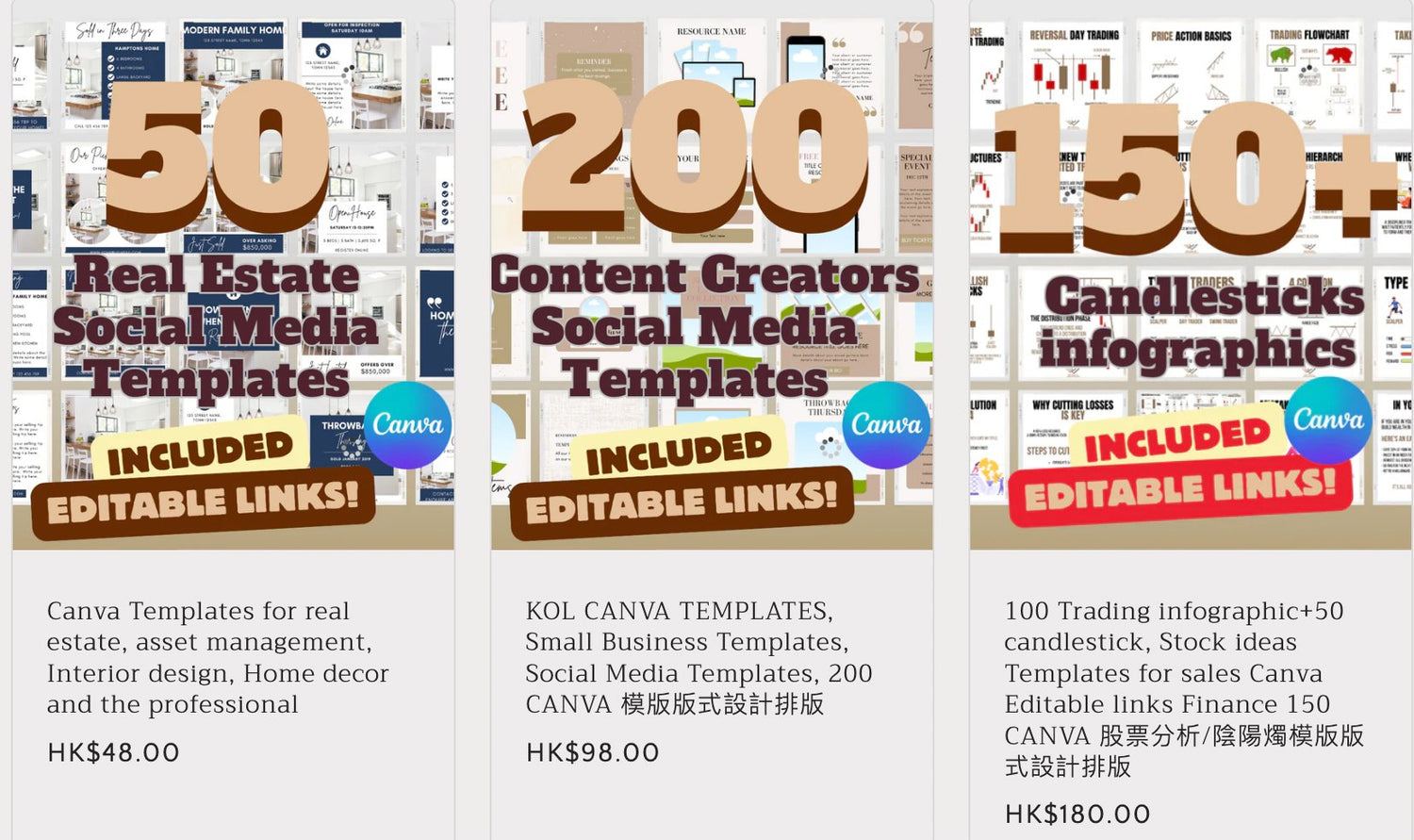 CANVA templates by WWL