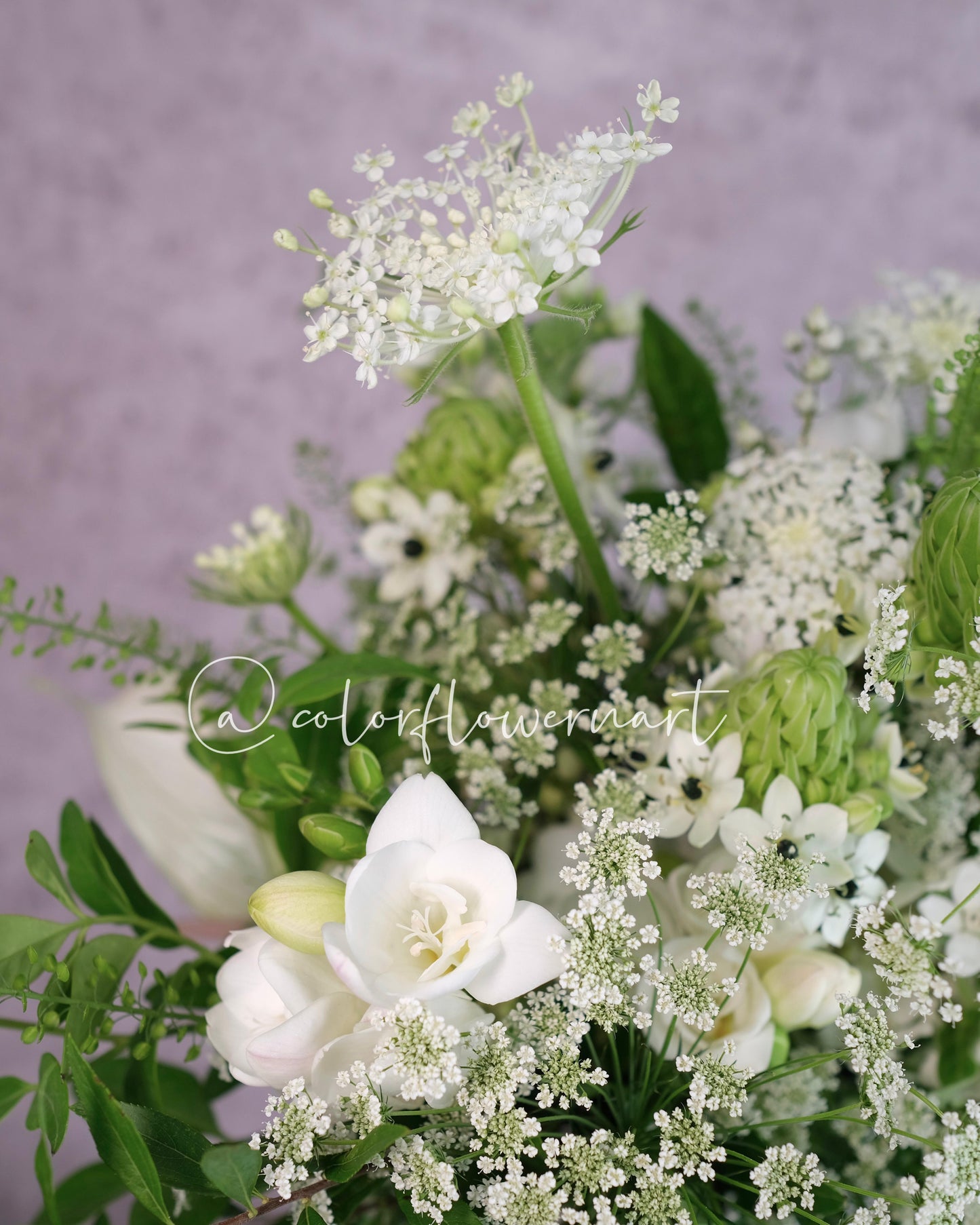 拖尾鮮花花球＋新郎襟花訂製 🌿 Bridal Bouquets + groom's boutonnière