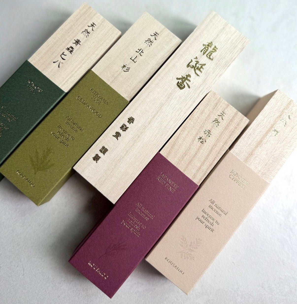 現貨 in stock) 香彩堂 高級天然系列 線香 Kousaido Japanese incense